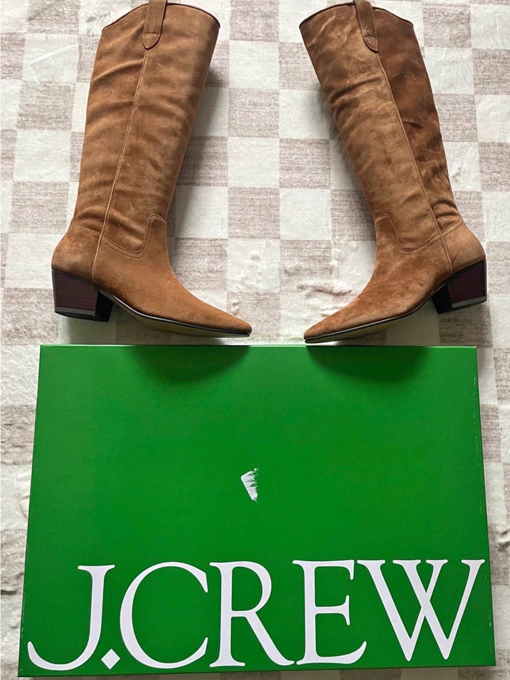 J. Crew Brown Suede Over-the-Knee Boots